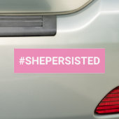 #SHEPERSISTED バンパーステッカー (車上)
