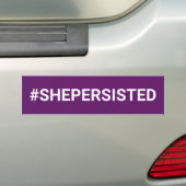 #SHEPERSISTED バンパーステッカー (車上)