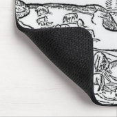 「Shepheardesからの12月の月、 マウスパッド (コーナー)