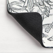 「Shepheardes Calendarからの3月の月、 マウスパッド (コーナー)