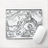 「Shepheardes Calendarからの7月の月、 マウスパッド (マウス)