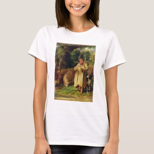 Shepherd Boy, 1831 (パネル油) Tシャツ (正面)