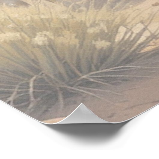 Shepherd goes before them Bible Scripture ポスター (角)