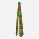 Shepherd Red and Green Plaid Holiday Christmas  ネクタイ (裏面)