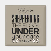 Shepherd the Flock Tan マグネット (正面)