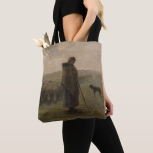 Shepherdessおよび彼女の群  1862-63年 トートバッグ