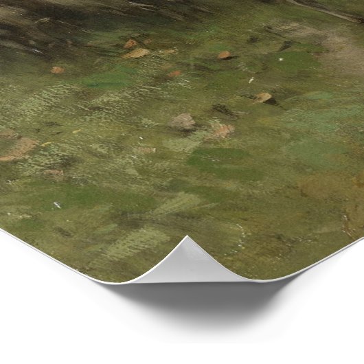 Shepherdess with a Flock of Sheep, Anton Mauve ポスター (角)