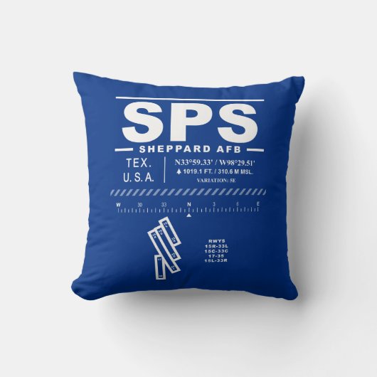 Sheppard AFB 空軍基地 SPS クッション (正面)