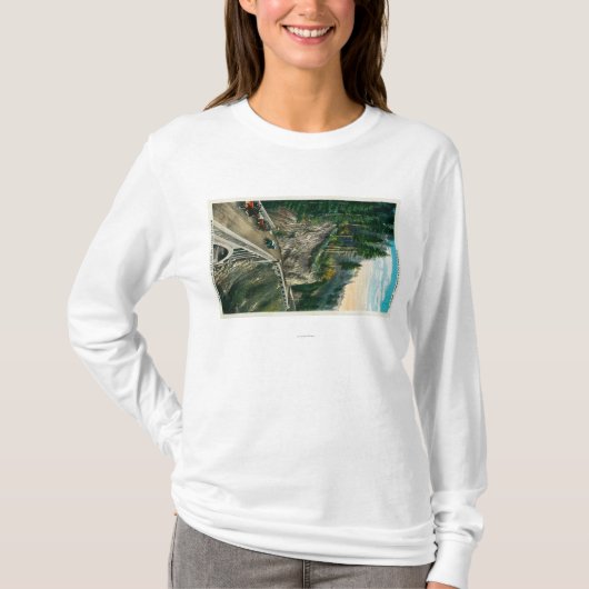 ShepperdのDellの西端のまわりの巻上げ Tシャツ (正面)