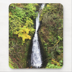 Shepperd's Dell秋、Columbia River Gorge、または マウスパッド