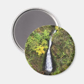 Shepperd's Dell秋、Columbia River Gorge、または マグネット (正面/裏面)