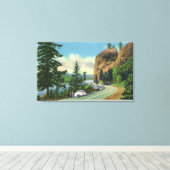 Shepperd's Dell View of Incomparable Gorge キャンバスプリント (インサイチュ (ウッドフロア))