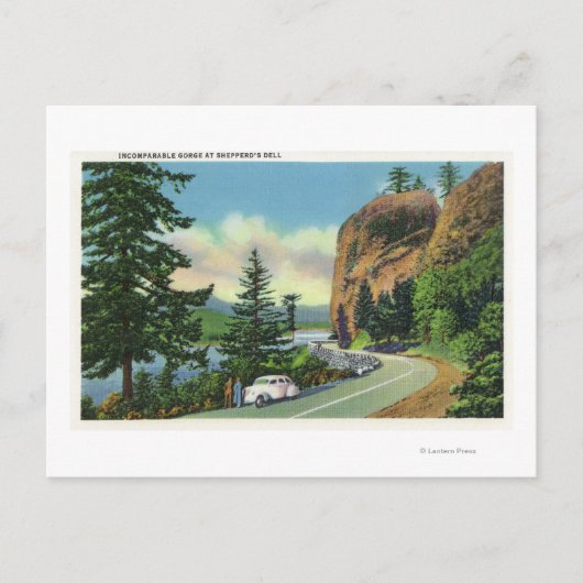 Shepperd's Dell View of Incomparable Gorge ポストカード (正面)