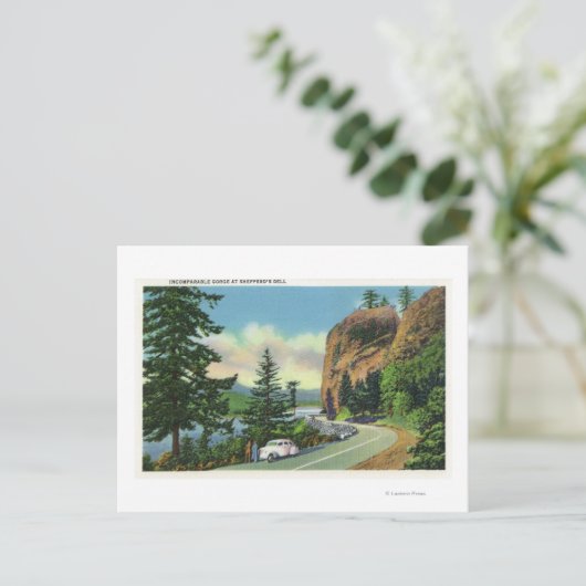 Shepperd's Dell View of Incomparable Gorge ポストカード (スタンド正面)