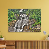 Shequaga滝，モントツアー滝，ニューヨーク キャンバスプリント (インサイチュ (リビング))