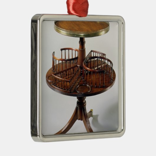 Sheratonの二重の物の言えないウェイター メタルオーナメント (右)