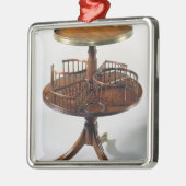 Sheratonの二重の物の言えないウェイター メタルオーナメント (左)