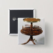 Sheratonの二重の物の言えないウェイター 缶バッジ (正面&裏面)