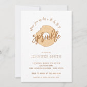 Sherbertのオレンジベビーは招待状を振りかけます 招待状 (正面)