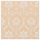 Sherbert OrangeのDoll-Scale Renaissance Damask ファブリック (クローズアップ)