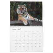 Shere-Khanのカレンダー、ベンガルTigerShere Khan カレンダー (1月 2027)