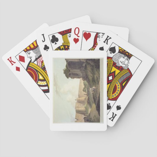 Shere Shahの城砦、デリーの西部の入口、 トランプ (裏面)