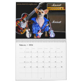 Sherial Vaughn著人間として住んでいる犬 カレンダー (2月 2026)