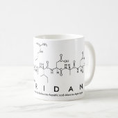 Sheridanペプチド名mug コーヒーマグカップ (正面右)