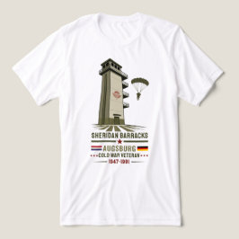 Sheridan Barracks Augsburg Airborne Veteran トライブレンドTシャツ