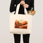 Sheridan Rodeo 2025 – Western Tote Bag ラージトートバッグ (正面(商品))