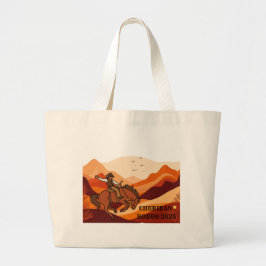 Sheridan Rodeo 2025 – Western Tote Bag ラージトートバッグ