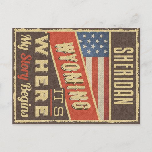 Sheridan Wyoming ポストカード (正面)
