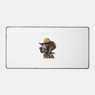 Sheriffおもしろい DogシャツGerman Pointer Dog Mom Wil デスクマット