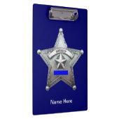 Sheriffバッジカスタムクリップボード クリップボード (右)