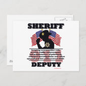 Sheriff_Deputy ポストカード (正面/裏面)