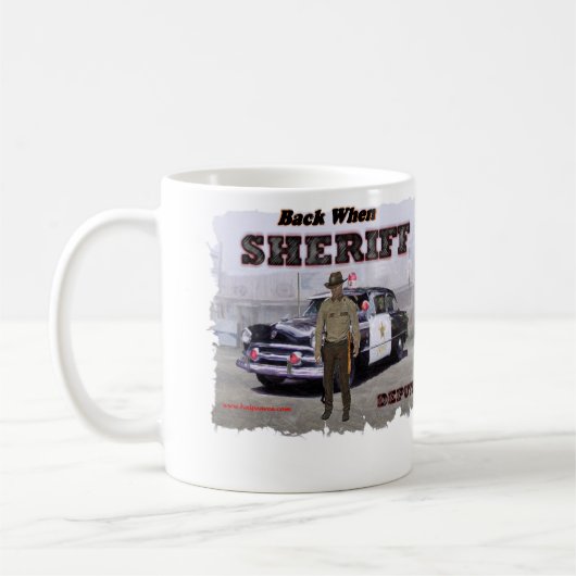 Sheriff_Deputy_1951 コーヒーマグカップ (左)