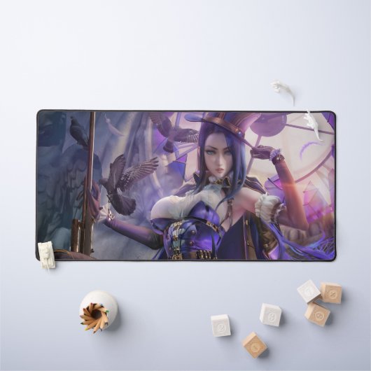 Sheriff Gaming Desk Mat | マルクスマン美学パッド デスクマット (キッズテーブル)