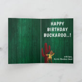 Sheriff Kids CowboyスペシャルオリジナルADD写真 カード (内部)