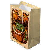 Sheriff Spike-Cactus Character ミディアムペーパーバッグ (裏面アングル)