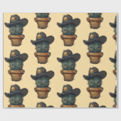 Sheriff Spike-Cactus Character ラッピングペーパー (フラット)