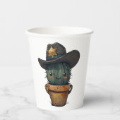 Sheriff Spike-Cactus Character 紙コップ (正面)