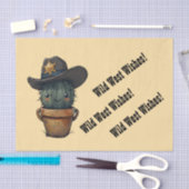 Sheriff Spike-Cactus Character 薄葉紙 (クラフト)