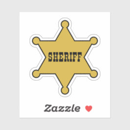 SHERIFF'S SHOWDOWN - SHERIFF BADGEステッカー シール