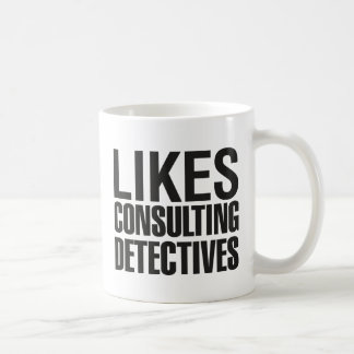 SHERLOCKは探偵に相談することを好みます コーヒーマグカップ