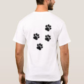 Sherlock犬の調査官のTシャツDSCMO Tシャツ (裏面)