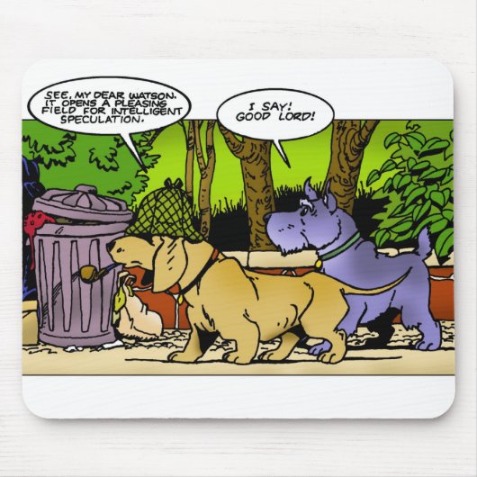 Sherlock Dog マウスパッド (正面)