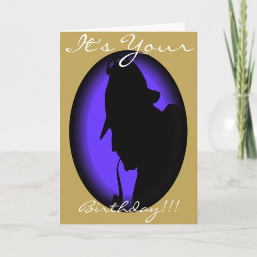 SHERLOCK HOLMESのバースデー・カード カード (正面)