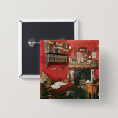 Sherlock Holmes部屋の復元 缶バッジ (正面&裏面)