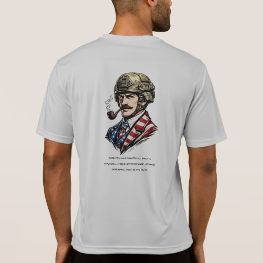 Sherlock is CEXE Tシャツ (裏面)