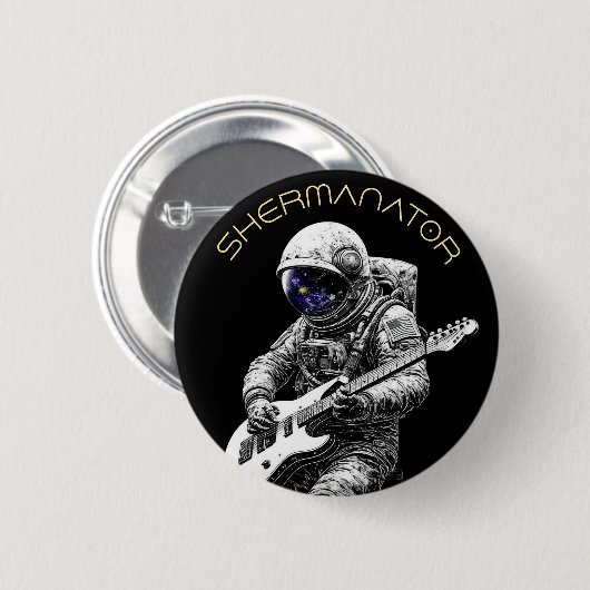 SHERMANATORボタン 缶バッジ (正面&裏面)